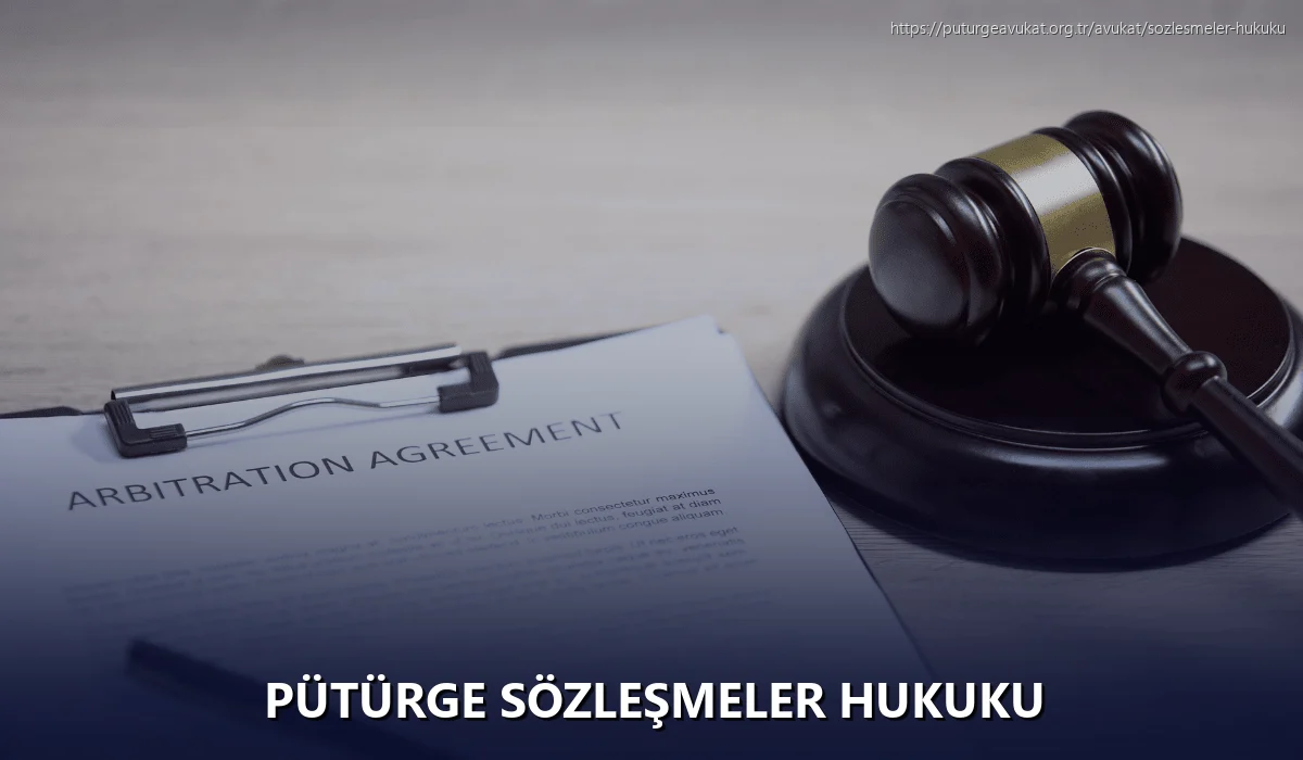 Pütürge Sözleşmeler Hukuku